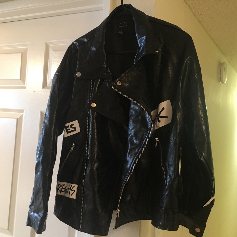 Forever 21 Contemporary - Faux Leather Jacket